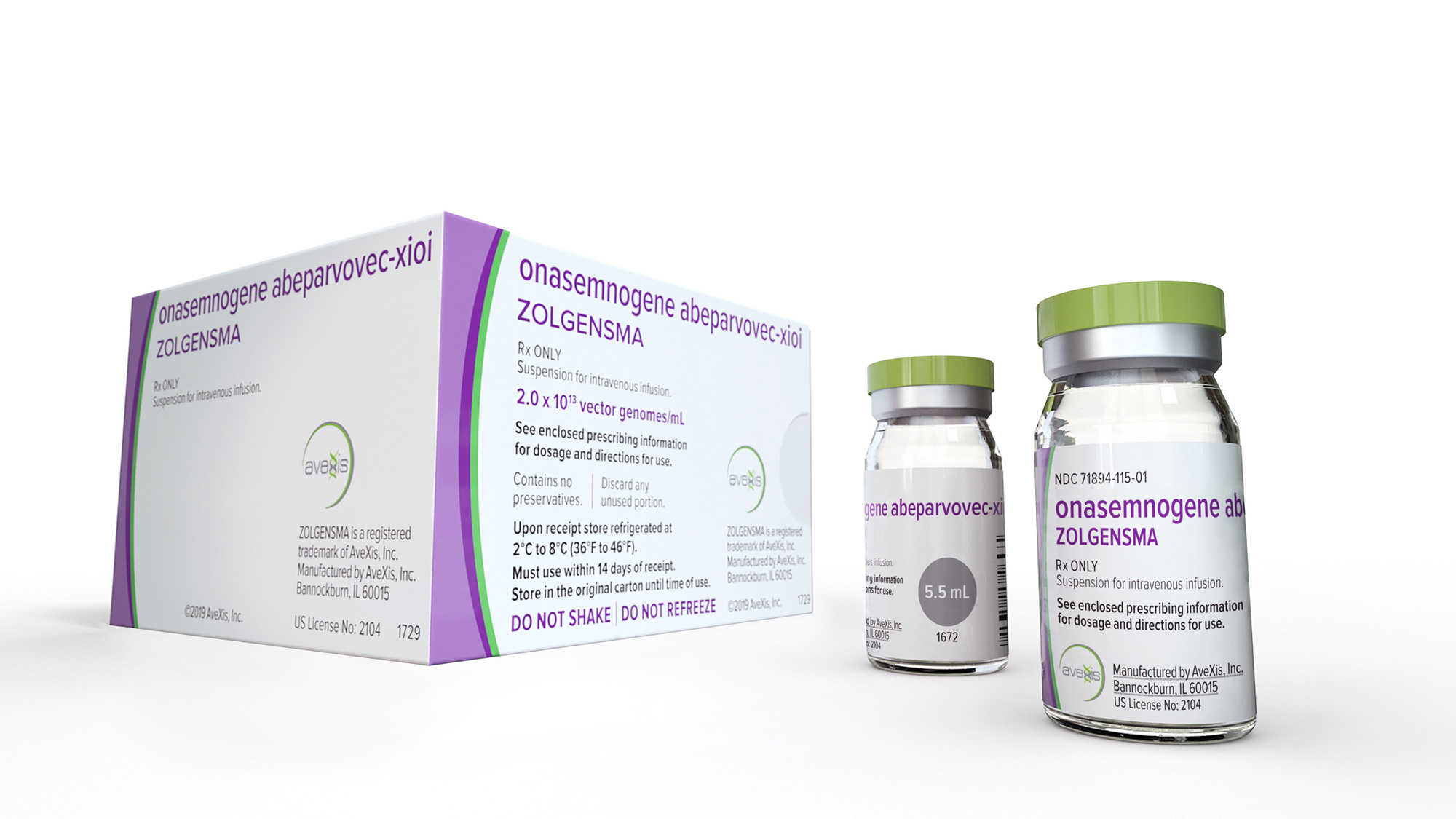 Zolgensma (onasemnogene abeparvovec).